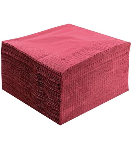 Saten Morigami Tovaglioli 40x40 Cm – 2 Strati, 100 Pezzi, Lisa Con Bordo, Colore Cioccolato, Biodegradabili