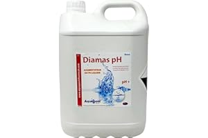 DIASA INDUSTRIAL Ph Plus Piscine – Traitement Ph pour Piscine/Ph+ Liquide 1L et 5L– Permet d’Augmenter Rapidement Le Ph de l’Eau (5L)
