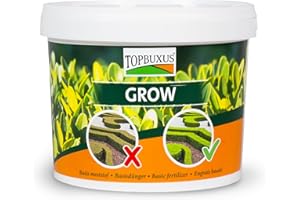 TOPBUXUS GROW - Fertilizzante Granulare per Bosso - Azione Rapida - 5kg per 100m2