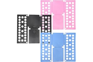 BAOQIFONG 3Pieces Clothes Folding Board, Folding Clothes Board, T Shirt Clothes Folder, T Shirt Folder Board, Fast And Fun Board For Adults And Childrenfor Sweaters, Dresses, Towels And Even Pants