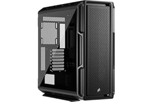 CORSAIR 5000T Caja Mid–Tower ATX para PC – Paneles de Flujo de Aire Frontales y en el Techo extraíbles, Interior Espacioso, ASUS BTF, MSI Project Zero, Gigabyte Project Stealth – Negro