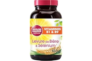 GAYELORD HAUSER - Levure de Bière/Sélénium - Source de Vitamine E et B9 - Flacon de 400 Comprimés