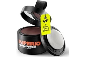 IMPERIO Root Touch Up Powder - Hairline Powder for Women and Men, Waterproof Root Touch Up to Cover Roots - 4g (Dark Red)