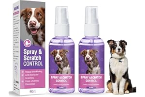 PIUESS Feromoni Cani Spray 2 Pezzi Tranquillante Per Cane Calmante Agitati Viaggio Antistress Kit Rilassante Irrequieti Rilassanti E Tranquillanti Forte Calmanti Sedativo Temporale Spray Calmante Insapore