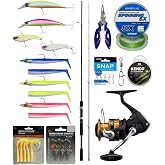 Yek Outdoor Levrek & &Ccedil;ipura Spin Olta Seti Shimano Kamış FX XT Spinning Moderate Fast 2,10m 10-30g 2pc&Shimano Makina FX 4000