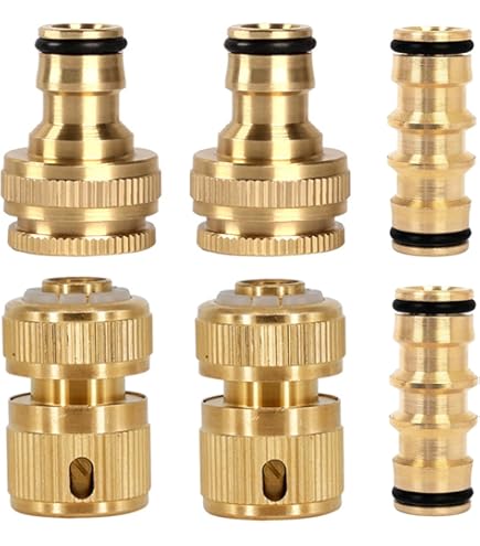 Raccord Rapide En Laiton 3/4 Pour Tuyau D'arrosage ZJCHAO - Accessoire