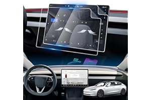 LFOTPP 2pcs 15,4" Antireflet Protecteur d'écran pour Tesla Model Y 2025 Juniper et Model 3 2024-2025 Navigation, Antireflet Nano 5H Anti-rayures Tesla Model 3 Highland/Model Y 2025 2026 Accessoires