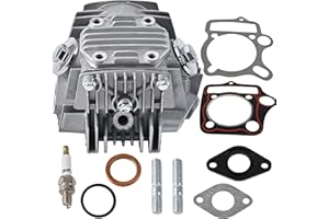 Trkimal 52.4mm Complete Cylinder Head Valves Assembly Replacement for 4 Stroke Chinese TaoTao Coolster ATV 110cc Pit Quad Dirt Bike Go Kart