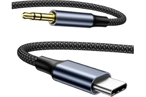 USB-C till 3,5 mm ljudkontaktkabel 1M, Aux till USB-C 1M USB-C till 3,5 mm