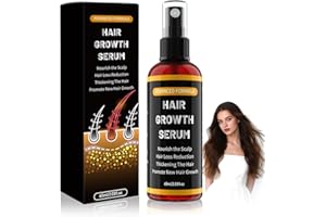 Aisisree Hair Growth Serum for Men/Women Pattern Baldness/Hair Growth Kit/Rosemary Oil Hair Spray, Biotin Castor Oil,Hair Thickening Products （60 mL）