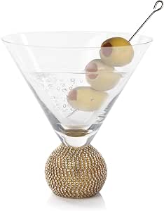 Amazon De Diamond Gold Martini Glaser 4 Stuck