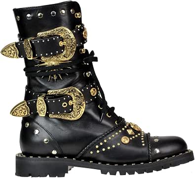 FAUSTO PUGLISI , Stivali Donna, Nero (Nero ), 36 EU : Amazon.it: Scarpe e  borse