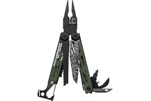 ‎LEATHERMAN Leatherman Signal Multi-Tool - 19 Werkzeuge für Camping & Survival - Grün