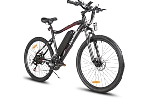 SAMEBIKE Bicicleta electrica, 2025 Bici Eléctrica, Bicicleta de montaña Adulto,Bicicleta montaña de, e Bike MTB batería 36V13Ah, Shiman0 21 velocidades