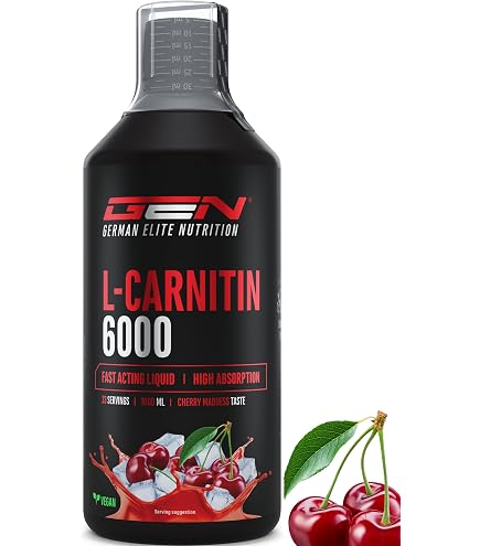 boisson l carnitine L-CARNITINE DRINK - 2000mg L-Carnitine, 0% Sugar, 0% Fat - Only 5 Calories per Bottle - Pack of 12 500ml Bottles - Mojito Flavor gltathione Simply take one tablespoon Glutathione Precursors - 30 Type:Microbiome
