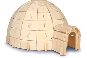 Quay Iglú de artesanía en madera Kit de construcción FSC