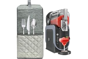 MACAYDA Abdeckung für Ninja Slushie Maschine FS301EU und KLAMER Slush Maschine,für Ninja SLUSHi Maschine Zubehör, Staubschutz Schutzhülle Wasserdichte Kappen mit Ninja Drink Maker (Gray)