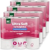 by Amazon Ultra Soft Toilet Paper, 4-Ply, 36 Rolls (4 Packs of 9), 160 Sheets Per Roll, FSC Certified