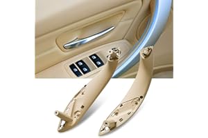 Sucxyor 2PCS Compatibile con Maniglia Porta Interna BMW Serie 3 F30 F31 F34 F80 Maniglie Interne Sinistra+Maniglia Della Porta Destra per Serie 4 F32 F33 F36 F82 F83 (Beige)