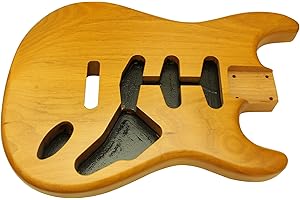 ALEGREE Zweiteiliges mattes natürliches Strat-Gehäuse