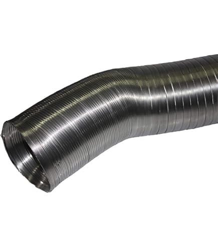 Alu-Flex-Rohr 2,60m Flexrohr 150 Mm 150mm Alurohr Flexschlauch Schlauch Aluminium Aluflexrohr Flexibles Aluminiumrohr Aluflex Hitzebeständig AF