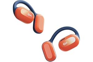 Oladance OWS2 Open Ear Headphones, Wireless Headphones Bluetooth 5.3 with Multipoint Connection, Android & iPhone Compatible, Up to 19 Hours Playtime with Carry Case Martian Orange