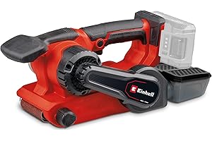 Einhell Levigatrice a batteria TP-BS 18/457 Li BL-Solo Power X-Change (18 V, batterie agli ioni di litio, motore Brushless, incl. 3 nastri abrasivi a grana 80 da 457x75 mm, senza batt. e caricabatt.)