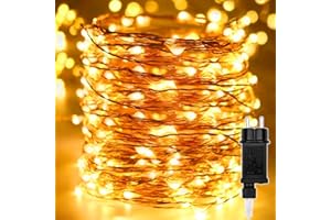 ERWAWEE Luci Albero di Natale 100M 1000 LED, Filo di Rame Catena Luminosa Impermeabile Stringa Luci di Natale da Esterno Interno Natalizie Decorazioni per Festa,Nozze, Giardino,Balcone,Matrimonio,Halloween