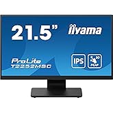 iiyama Prolite T2252MSC-B2 écran PC 54,6 cm (21.5") 1920 x 1080 Pixels Full HD LCD Écran Tactile Noir