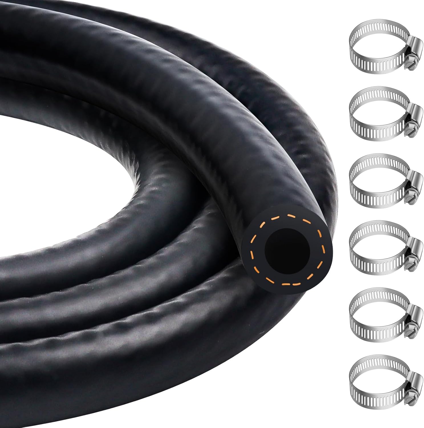 Hanibos Tuyau de carburant Ø 8 mm pour moteurs de tondeuse à gazon, voiture, tracteur et petits moteurs
