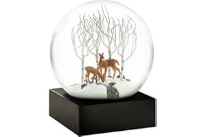 CoolSnowGlobes Rehe im Wald Schneekugel