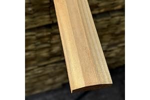 GRANGEWOOD FENCING SUPPLIES LTD 6ft Premium Wooden Fence Capping Rail Brown Pressure Treated - Pack of 10