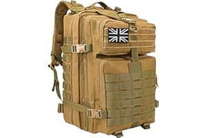 WOLT | Tactical Backpack for Men 45L Military Backpack Large 3 Day Assault Pack Rucking Backpack for Survival Hiking