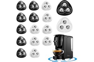 ROTKUSZ 16 Piezas Minirruedas Autoadhesivas para Utensilios de Cocina, Ruedas para Electrodomesticos Pequeños, Mini Ruedas Adhesivas Giratorias 360°, para Muebles, Contenedores y Cajas de Almacenamiento