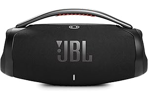 JBL Boombox 3 – Kabelloser Bluetooth-Lautsprecher – Tragbare, wasserdichte Musikbox mit Innen - und Außenmodus – 24 Stunden Spielzeit – Schwarz