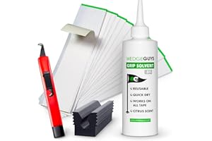 Wedge Guys Golf Grip Kits for Regripping Golf Clubs - Professional Quality - Options Include Hook Blade, 15 or 30 Grip Tape Strips, 5 or 8 oz Grip Solvent & Rubber Vise Clamp