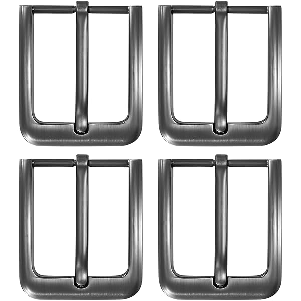 McFanBe 1.37 Inches (32-35mm) Legering Riemgesp Enkele Prong Vierkante Vervangende Gesp (Grijs02