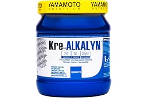 YAMAMOTO NUTRITION Kre-ALKALYN 240 Capsules, 3000mg de Monohydrate de Créatine au pH Correct