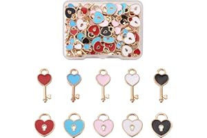 Cheriswelry, Ciondoli in lega smaltata per la creazione di gioielli, bracciali, collane