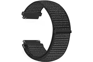 Vodtian 22mm Nylon Armband Kompatibel mit Samsung Galaxy Watch 3 45mm/Galaxy Watch 46mm/Gear S3 Classic/Frontier/Garmin Vivoactive 4, Ersatz Sport Loop Uhrenarmband für Damen Herren