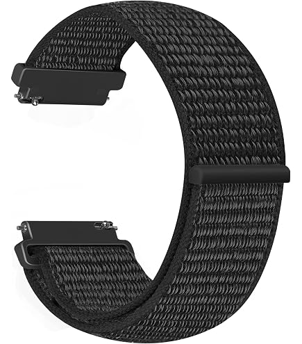 Mugust Nylon-Armband 22mm Für Garmin Venu 2/3 & Forerunner 255 – Atmungsaktives Sportband In Blau