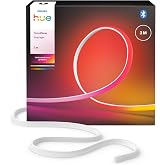 Philips Hue OmniGlow 3 m mikro LED şerit, 2700 l&uuml;men, atmosfer ve parlak renk, esnek i&ccedil; aydınlatma, eşit ışık, kesilebilir, u