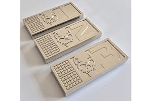 Super6props Metal Biochips set of 3 with 3M Backing Tape inspired by Rogue Trooper (70mm x 30mm x 7mm)