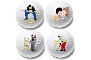 Artsotroly Funny Golf Balls for Birthday, Novelty Golfer Gift for Dad Coworkers Golfers Golf Lovers