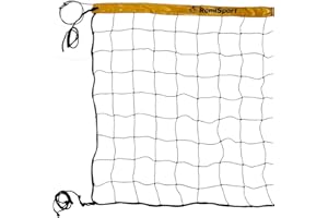 ‎ROMISPORT RomiSport Beachvolleyball Volleyball Netz 8,5m, 9,5m Netz für Beachvolleyball professionelles Netz zum Strandvolleyball