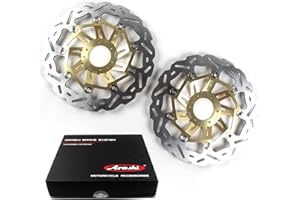 Arashi Rotores Disco de Freno Delantero para CRF1000L AFRICA TWIN ABS 2016-2019/CRF1000 L AFRICA TWIN ADV ABS 2018-2019 Accesorios Moto CRF 1000L Oro