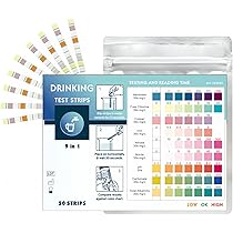 200 Stück 9-in-1 Wasserteststreifen - Für Aquarium, Pool & Trinkwasser