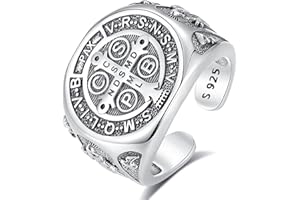 INFUSEU Anello A Misura Aperta, Regolabile In Argento 925 Modello 7-8 Serpente A Due Teste/gelada/abbraccio/volverino/orangutan/drago/pentagramma Anello Regalo per Lei