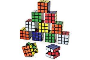 Willingood Mini Zauberwürfel Set, 12 Stück 3 * 3 * 3cm Magic Würfel Party Mitgebsel Kindergeburtstag Gastgeschenke für Weihnachten Reisespiele Geburtstag Mädchen und Jungen Klein Magic Cube