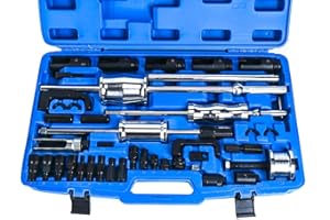 FreeTec Lot de 40 Extracteurs d’injecteurs diesel Outil avec 3 marteaux coulissants intérieurs et extérieurs pour CDI BMW Opel HDI Mercedes Toyota Renault